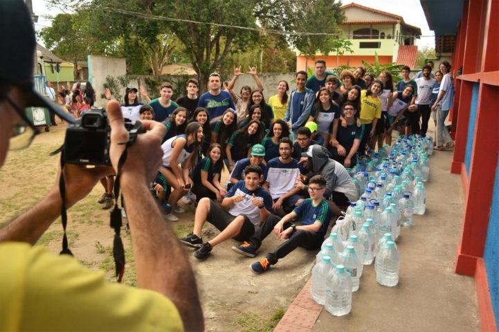 visita de alunos escola da vila de regencia